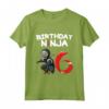 Bambino Compleanno Ninja 6 anni - Maglietta Shinobi Cute Adorabile Adorabile - Regalo Divertente per Natale o Compleanno