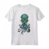 Maglietta Cthulhu Lovecraft - Mostro Tentacolare con Occhi Verdi per Halloween o Regalo di Natale