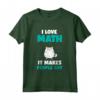 I Love Math Cat - Divertente Detto Matematico Maglietta per Appassionati di Matematica e Geek