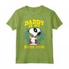 HapTiger Snoopy - Festa del papà Super Eroe Maglietta con Licenza Ufficiale - Regalo Divertente per Papà