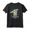 Star Wars The Mandalorian Grogu with Frog Curious Child Maglietta - Official Merchandise for Boys, Girls, Men, Women - Cute T Shirt for Family