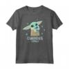 Star Wars The Mandalorian Grogu with Frog Curious Child Maglietta - Official Merchandise for Boys, Girls, Men, Women - Cute T Shirt for Family