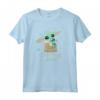Star Wars The Mandalorian Grogu with Frog Curious Child Maglietta - Official Merchandise for Boys, Girls, Men, Women - Cute T Shirt for Family