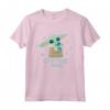 Star Wars The Mandalorian Grogu with Frog Curious Child Maglietta - Official Merchandise for Boys, Girls, Men, Women - Cute T Shirt for Family
