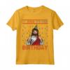 Go Jesus it's Your Birthday Funny Ugly Christmas Graphic Maglietta - Unique Gifts for Christmas Festivities