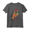 HapTiger 4 Dustin & Demogorgon Thinking Cap T-Shirt - Official Stranger Things Apparel for Men, Women, Boys, and Girls - Unique Design - 22NXST00071A-001