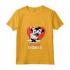 HapTiger Mickey & Minnie Mouse Couple Goals Maglietta con Collo a V - Maglietta Coppia Ufficiale Disney