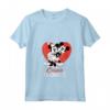 HapTiger Mickey & Minnie Mouse Couple Goals Maglietta con Collo a V - Maglietta Coppia Ufficiale Disney