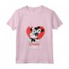 HapTiger Mickey & Minnie Mouse Couple Goals Maglietta con Collo a V - Maglietta Coppia Ufficiale Disney