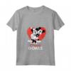 HapTiger Mickey & Minnie Mouse Couple Goals Maglietta con Collo a V - Maglietta Coppia Ufficiale Disney