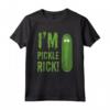 HapTiger Rick & Morty I'm Pickle Rick Maglietta con Licenza Ufficiale - BILRNM00008