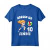 Bambino Maglia Bambina Compleanno Pallavolo Adesso ho 10 anni - Maglietta Pallavolista per il Decimo Compleanno - Regalo Pallavolo per Bambini