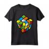 Cubo Magico Rubik Cube - Maglietta Sfumata per un Regalo Nerdy - Ideale per Compleanni e Natale