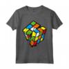 Cubo Magico Rubik Cube - Maglietta Sfumata per un Regalo Nerdy - Ideale per Compleanni e Natale