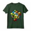 Cubo Magico Rubik Cube - Maglietta Sfumata per un Regalo Nerdy - Ideale per Compleanni e Natale