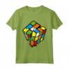 Cubo Magico Rubik Cube - Maglietta Sfumata per un Regalo Nerdy - Ideale per Compleanni e Natale