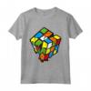 Cubo Magico Rubik Cube - Maglietta Sfumata per un Regalo Nerdy - Ideale per Compleanni e Natale