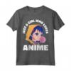 Solo una ragazza che ama anime ragazza manga - Maglietta Giapponese Kawaii Otaku Graphic Goth - Ideale per Teen Girl e Ragazzi