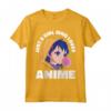 Solo una ragazza che ama anime ragazza manga - Maglietta Giapponese Kawaii Otaku Graphic Goth - Ideale per Teen Girl e Ragazzi