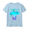 HapTiger Aladdin Genie Applause Neon Light Maglietta - Officially Licensed Disney Apparel for Fans