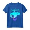 HapTiger Aladdin Genie Applause Neon Light Maglietta - Officially Licensed Disney Apparel for Fans