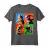 HapTiger The Muppets Kermit The Frog Pop Art Maglietta - Officially Licensed Apparel for Fans
