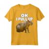 Ok, tiro su Capybara Divertente Lover Dank Meme Maglietta - Ideale per gli Amanti dei Capibara e dei Meme Divertenti