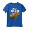 Ok, tiro su Capybara Divertente Lover Dank Meme Maglietta - Ideale per gli Amanti dei Capibara e dei Meme Divertenti