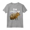 Ok, tiro su Capybara Divertente Lover Dank Meme Maglietta - Ideale per gli Amanti dei Capibara e dei Meme Divertenti