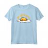Logo Gudetama Maglietta con Licenza Ufficiale HapTiger - Ideale per Appassionati di Gudetama
