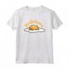 Logo Gudetama Maglietta con Licenza Ufficiale HapTiger - Ideale per Appassionati di Gudetama