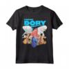 HapTiger Pixar Finding Dory Nemo The Crew Maglietta - Officially Licensed Pixar Apparel - Just Keep Swimming