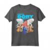 HapTiger Pixar Finding Dory Nemo The Crew Maglietta - Officially Licensed Pixar Apparel - Just Keep Swimming