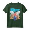 HapTiger Pixar Finding Dory Nemo The Crew Maglietta - Officially Licensed Pixar Apparel - Just Keep Swimming