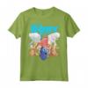 HapTiger Pixar Finding Dory Nemo The Crew Maglietta - Officially Licensed Pixar Apparel - Just Keep Swimming