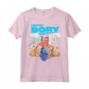 HapTiger Pixar Finding Dory Nemo The Crew Maglietta - Officially Licensed Pixar Apparel - Just Keep Swimming