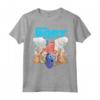 HapTiger Pixar Finding Dory Nemo The Crew Maglietta - Officially Licensed Pixar Apparel - Just Keep Swimming