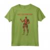 HapTiger Deadpool Best Costume Ever Portrait Maglietta - Officially Licensed Apparel for Fans