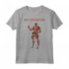 HapTiger Deadpool Best Costume Ever Portrait Maglietta - Officially Licensed Apparel for Fans