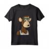 Bored Ape Yacht Club - Cool Shades Crypto Maglietta Ispirata NFT - Abbigliamento Tecnologia Bitcoin e Blockchain