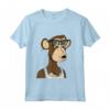 Bored Ape Yacht Club - Cool Shades Crypto Maglietta Ispirata NFT - Abbigliamento Tecnologia Bitcoin e Blockchain