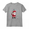 Golf Oh Natale Tee - Maglietta Babbo Natale Golfista per un Regalo Divertente di Natale - Novità Abbigliamento Natalizio per Appassionati di Golf