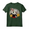HapTiger Circle Shadow Portrait Video Game Maglietta - Officially Licensed Apparel for Gamers