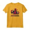HapTiger Deadpool Workout In Progress Tacos Maglietta - Officially Licensed Marvel Apparel for Fitness Enthusiasts