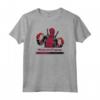 HapTiger Deadpool Workout In Progress Tacos Maglietta - Officially Licensed Marvel Apparel for Fitness Enthusiasts