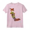 HapTiger Zootopia Cool Fox Nick Wilde Leaning Maglietta - Officially Licensed Apparel for Fans