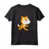 Scratch Programming Lingua Ufficiale Mascotte Cat T-Shirt - Ideale per Bambini e Adulti - Divertente e Facile come Trascinare e Cadere