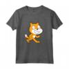 Scratch Programming Lingua Ufficiale Mascotte Cat T-Shirt - Ideale per Bambini e Adulti - Divertente e Facile come Trascinare e Cadere
