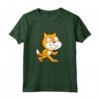 Scratch Programming Lingua Ufficiale Mascotte Cat T-Shirt - Ideale per Bambini e Adulti - Divertente e Facile come Trascinare e Cadere
