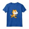 Scratch Programming Lingua Ufficiale Mascotte Cat T-Shirt - Ideale per Bambini e Adulti - Divertente e Facile come Trascinare e Cadere